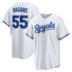 Kansas City Royals #55 Cole Ragans White JEROMEN Home Replica Jersey