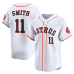 Houston Astros #11 Cam Smith White JEROMEN Home Limited Player Jersey
