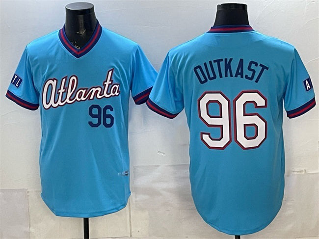 Atlanta Braves #96 OutKast Powder Blue JEROMEN 2026 City Connect Stadium Stitched Jersey