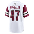 W.Commanders #47 Zane Gonzalez White JEROMEN Game Jersey
