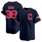 Cleveland Guardians #38 Steven Kwan Navy JEROMEN 2025 Alternate Limited Stitched Jersey