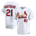 St. Louis Cardinals #21 Lars Nootbaar White JEROMEN Home Limited Player Jersey