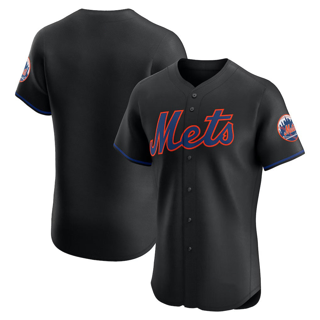 New York Mets Black JEROMEN Alternate Elite Jersey