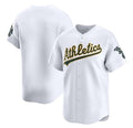 Oakland Athletics Blank White JEROMEN Home Limited Stitched Jersey
