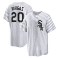 Chicago White Sox #20 Miguel Vargas White JEROMEN Home Replica Jersey