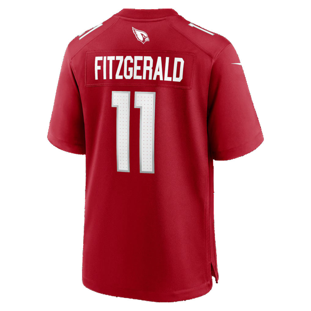 A.Cardinals #11 Larry Fitzgerald Cardinal JEROMEN Team Retired Game Jersey