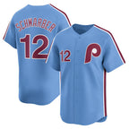 Philadelphia Phillies #12 Kyle Schwarber Light Blue JEROMEN Alternate Limited Jersey