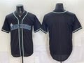 Seattle Mariners Blank 2026 Fashion Replica Black JEROMEN Out Stitched Jersey