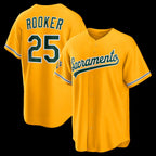Oakland Athletics #25 Brent Rooker Gold JEROMEN Alternate Stadium Jersey