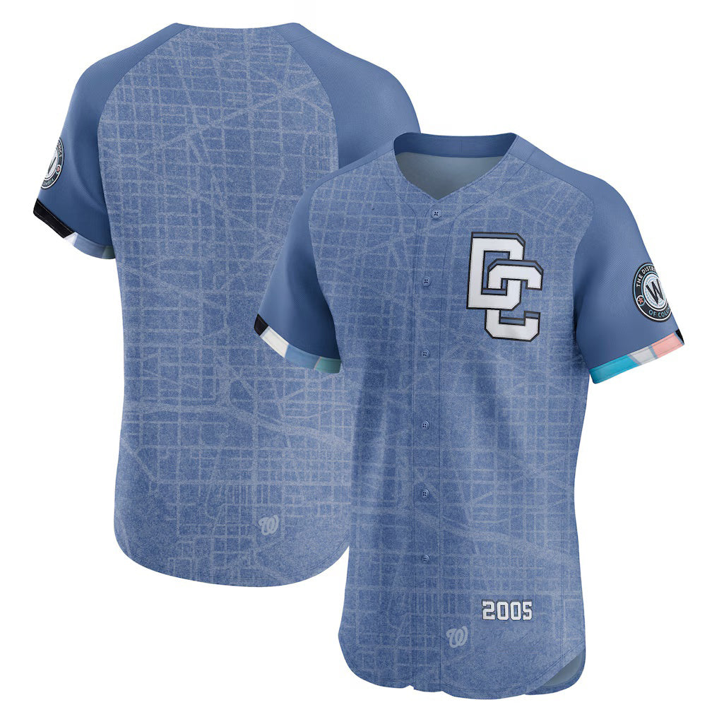 Washington Nationals Blue JEROMEN 2025 City Connect Elite Jersey