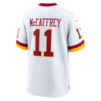 W.Commanders #11 Luke McCaffrey White JEROMEN Game Jersey