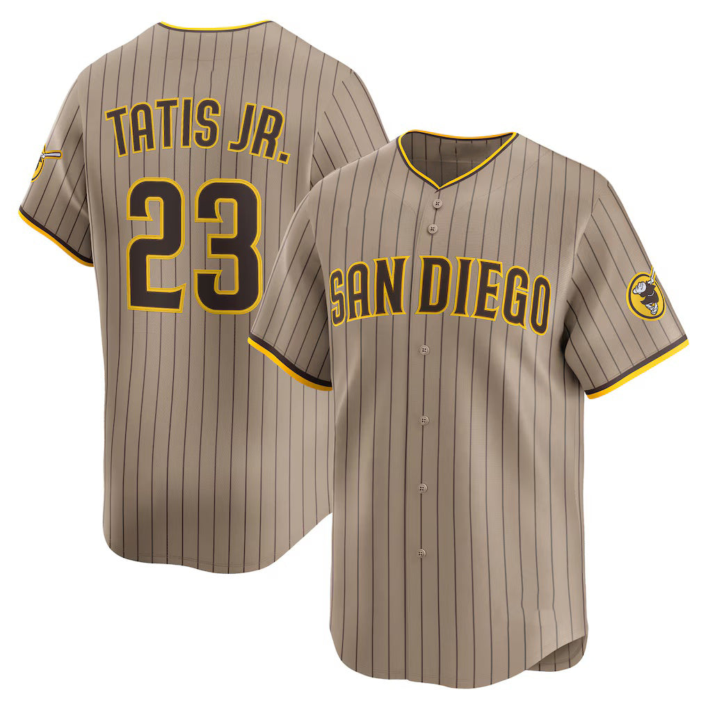 San Diego Padres #23 Fernando Tatis Jr. Khaki JEROMEN Alternate Limited Player Jersey