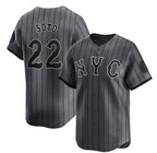 New York Mets #22 Juan Soto Graphite JEROMEN 2024 City Connect Limited Stitched Jersey