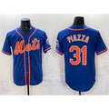 New York Mets #31 Mike Piazza Blue JEROMEN Cool Base Stitched Jersey