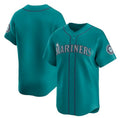 Seattle Mariners Blank Aqua JEROMEN Alternate Limited Stitched jersey