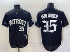 Detroit Tigers #35 Justin Verlander 2026 Black JEROMEN 'Motor Gothic Edition' Vapor Premier Limited Stitched Jersey 2