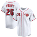 Cincinnati Reds #26 Chase Burns White JEROMEN Home Limited Stitched Jersey