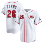 Cincinnati Reds #26 Chase Burns White JEROMEN Home Limited Stitched Jersey