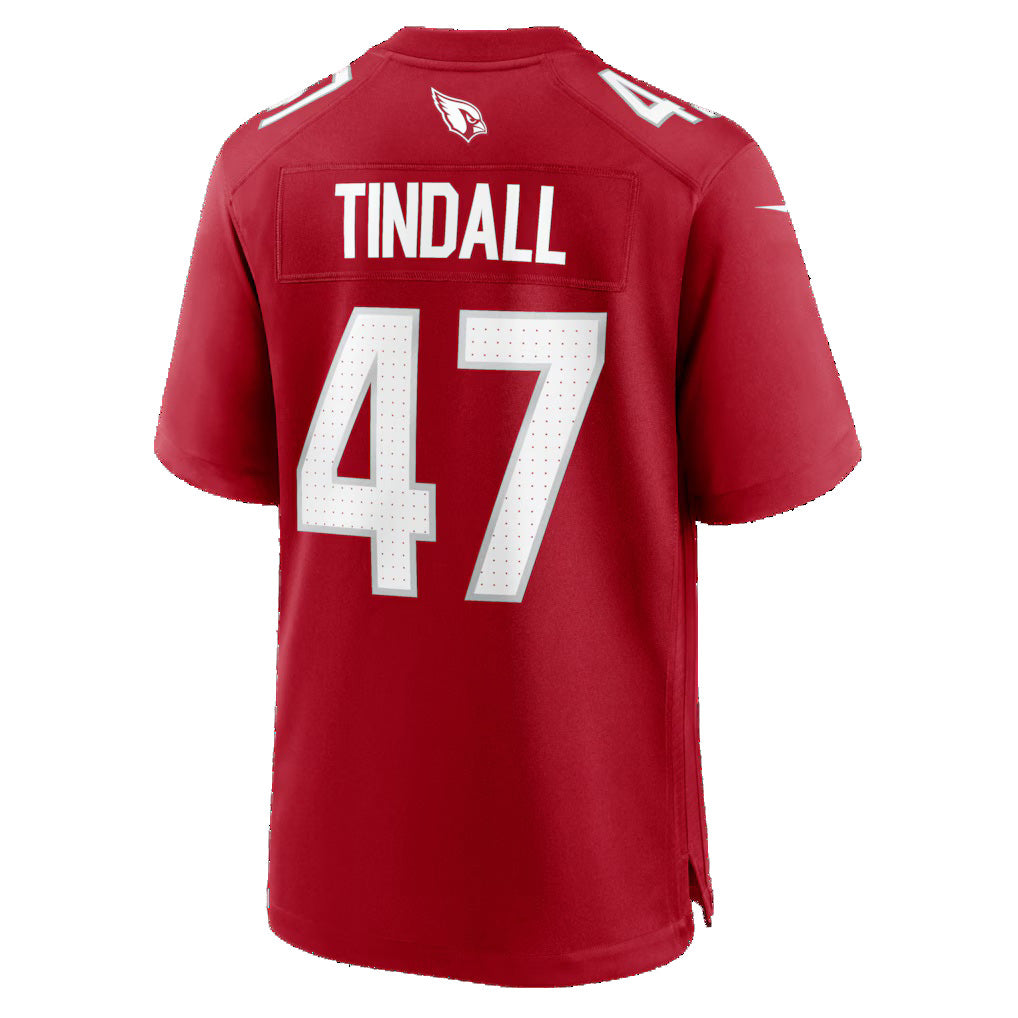 A.Cardinals #47 Channing Tindall JEROMEN Cardinal Team Game Jersey