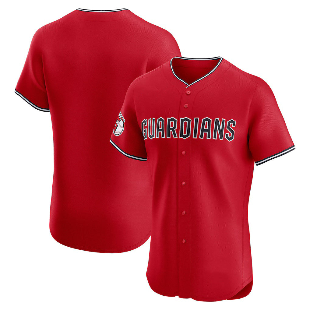 Cleveland Guardians Red JEROMEN Alternate Elite Jersey