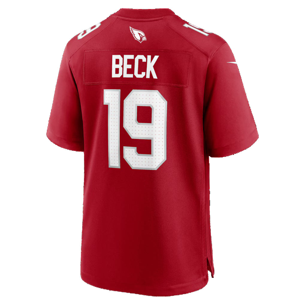 A.Cardinals #19 Carson Beck Cardinal JEROMEN Game Jersey