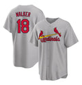 St. Louis Cardinals #18 Jordan Walker Grey JEROMEN Cool Base Stitched Jersey