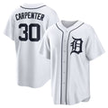 Detroit Tigers #30 Kerry Carpenter White JEROMEN Home Replica Jersey