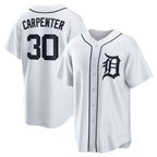 Detroit Tigers #30 Kerry Carpenter White JEROMEN Home Replica Jersey