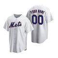 Custom New York Mets White JEROMEN Stitched Cool Base Home Jersey
