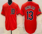 Detroit Tigers #13 Dillon Dingler Orange JEROMEN Limited Jersey