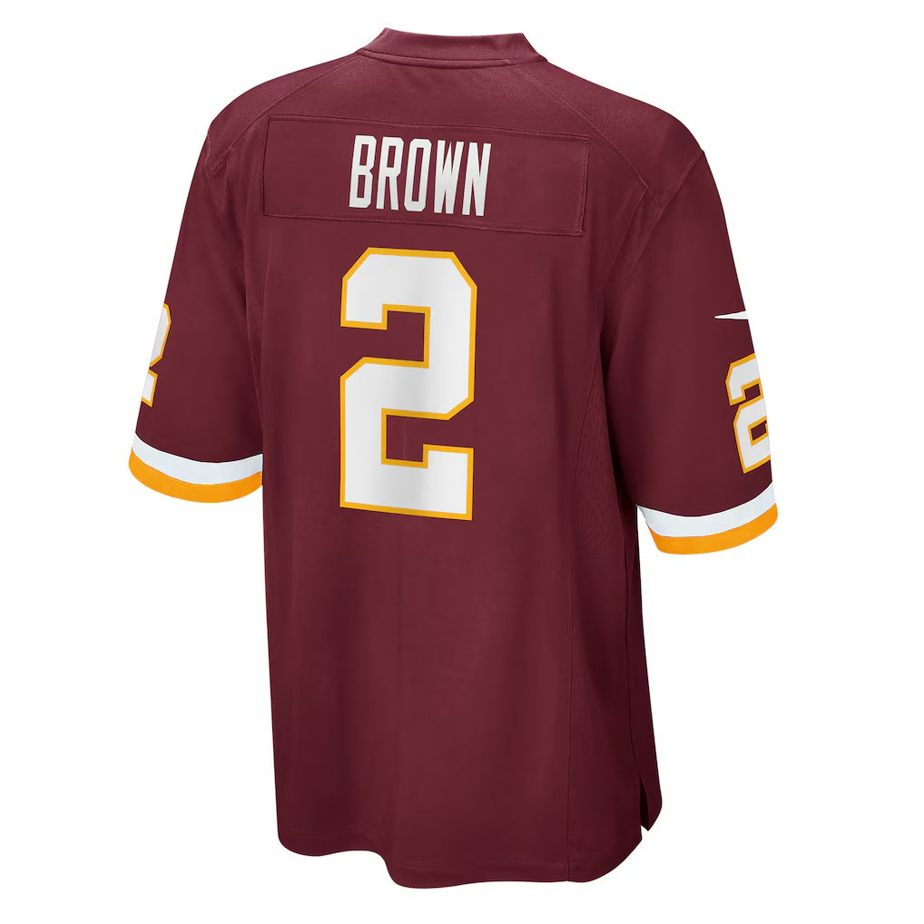 W.Football Team #2 Dyami Brown Burgundy JEROMEN Game Jersey