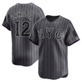 New York Mets #12 Francisco Lindor Gray JEROMEN City Connect Limited Player Jersey