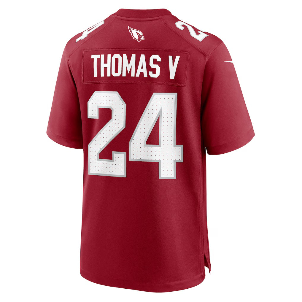 A.Cardinals #24 Starling Thomas V Cardinal JEROMEN Team Game Jersey