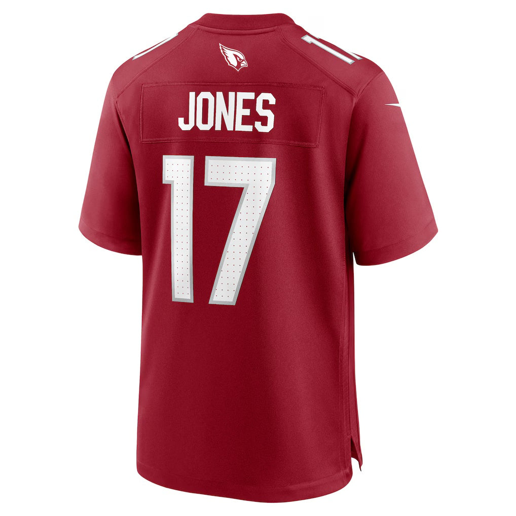 A.Cardinals #17 Zay Jones Cardinal JEROMEN Team Game Jersey