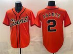 San Francisco Giants #2 Willy Adames Orange JEROMEN Cool Base Stitched Jersey