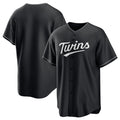 Minnesota Twins Blank Black JEROMEN Lights Out Limited Stitched Jersey