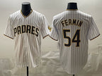 San Diego Padres #54 Freddy Fermin White JEROMEN Cool Base Stitched Jersey