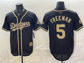 Los Angeles Dodgers #5 Freddie Freeman Black JEROMEN Military Appreciation Game Day Stitched Jersey