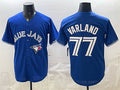 Toronto Blue Jays #77 Louis Varland Royal JEROMEN 2025 Limited Stitched Jersey
