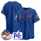 New York Mets Blank Royal JEROMEN 2025 Spring Training Stitched Jersey