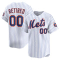 Custom New York Mets White JEROMEN Home Limited Pick-A-Player Retired Roster Jersey