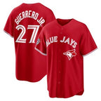 Toronto Blue Jays #27 Vladimir Guerrero Jr. Red JEROMEN 50th Anniversary Alternate Limited Jersey
