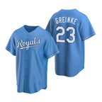 Kansas City Royals #23 Zack Greinke Light Blue JEROMEN Cool Base Stitched Jersey