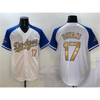 Los Angeles Dodgers #17 Shohei Ohtani White Royal Gold JEROMEN 2024 World Series Champions Vapor Limited Stitched Jersey