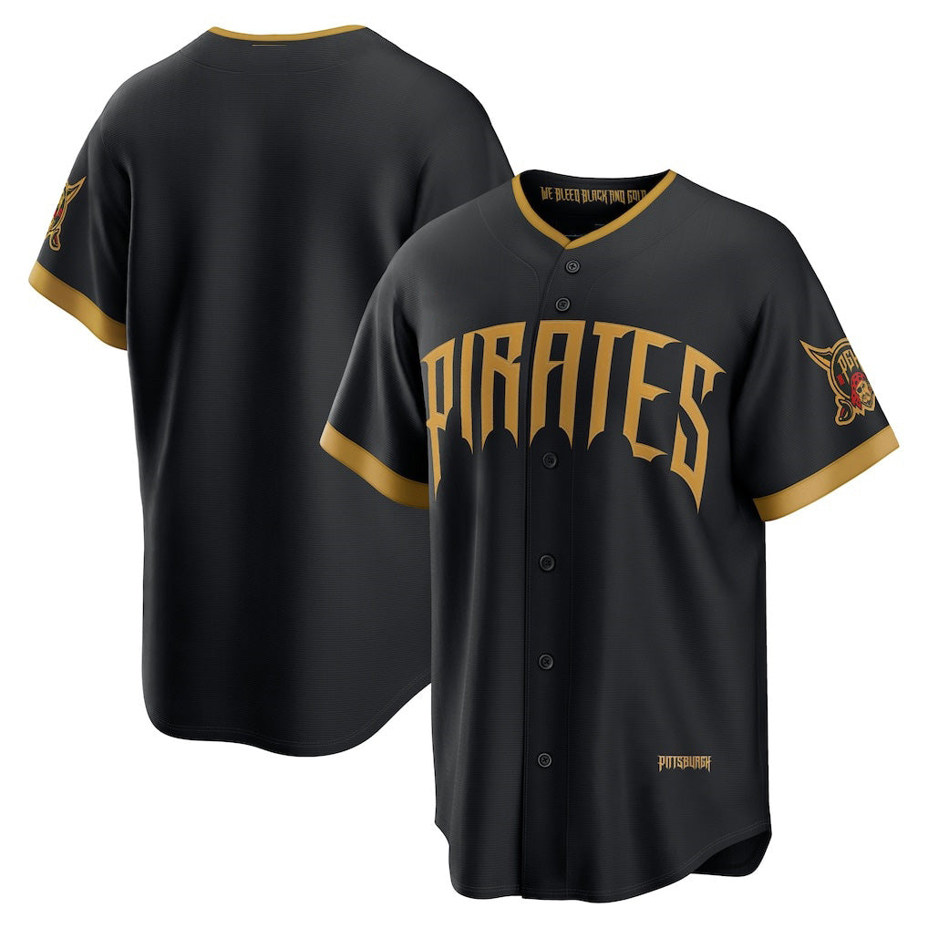 Pittsburgh Pirates Black JEROMEN 2026 City Connect Stadium Jersey