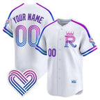 Custom Kansas City Royals White JEROMEN 2026 City Connect Stadium Stitched Jersey