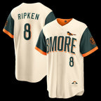 Baltimore Orioles #8 Cal Ripken Jr. Natural JEROMEN 2026 City Connect Stadium Jersey