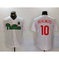 Philadelphia Phillies #10 J.T. Realmuto White Green JEROMEN Cool Base Stitched Jersey 2