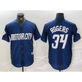Detroit Tigers #34 Jake Rogers 2024 Navy JEROMEN City Connect Cool Base Limited Stitched Jersey 2