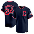 Cleveland Guardians #24 Triston McKenzie Navy JEROMEN 2025 Alternate Limited Stitched Jersey